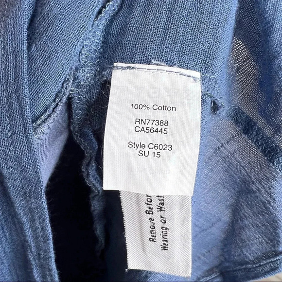 MADEWELL Color Block Mixed Media Panel Boxy Short Sleeve Scoop Neck T Shirt - Picture 8 of 10